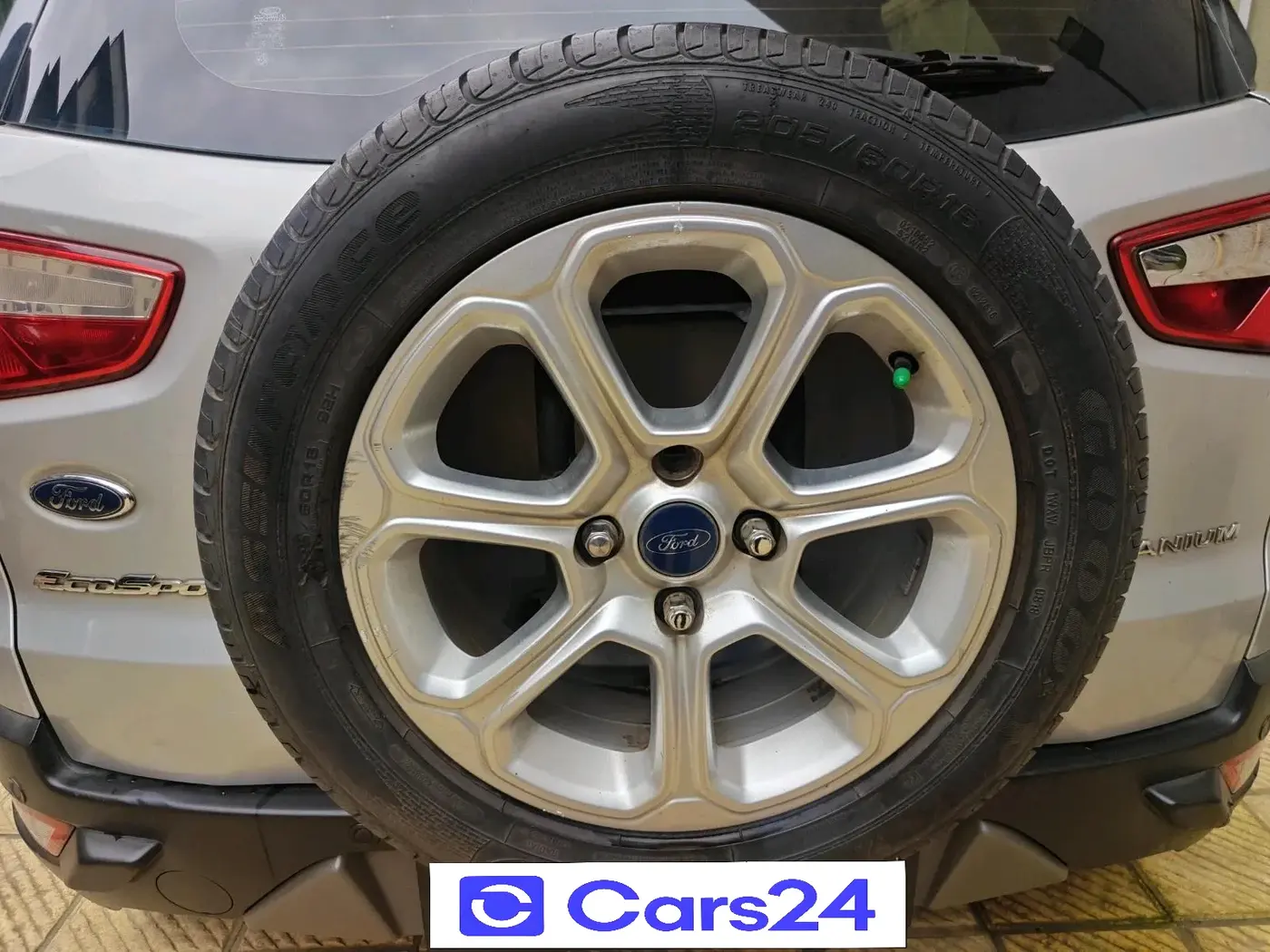 2018 Ford Ecosport TITANIUM + 1.5L PETROL AT, Petrol, Automatic, 59,951 km, tyre