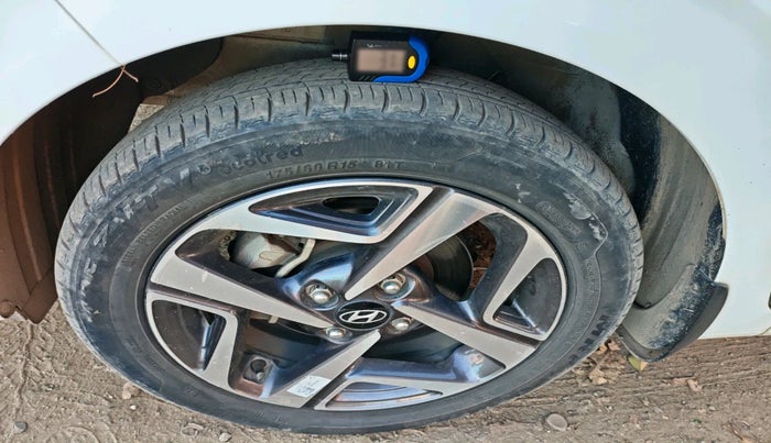 2022 Hyundai AURA SX 1.2 CNG, Petrol, Manual, 43,226 km, tyre