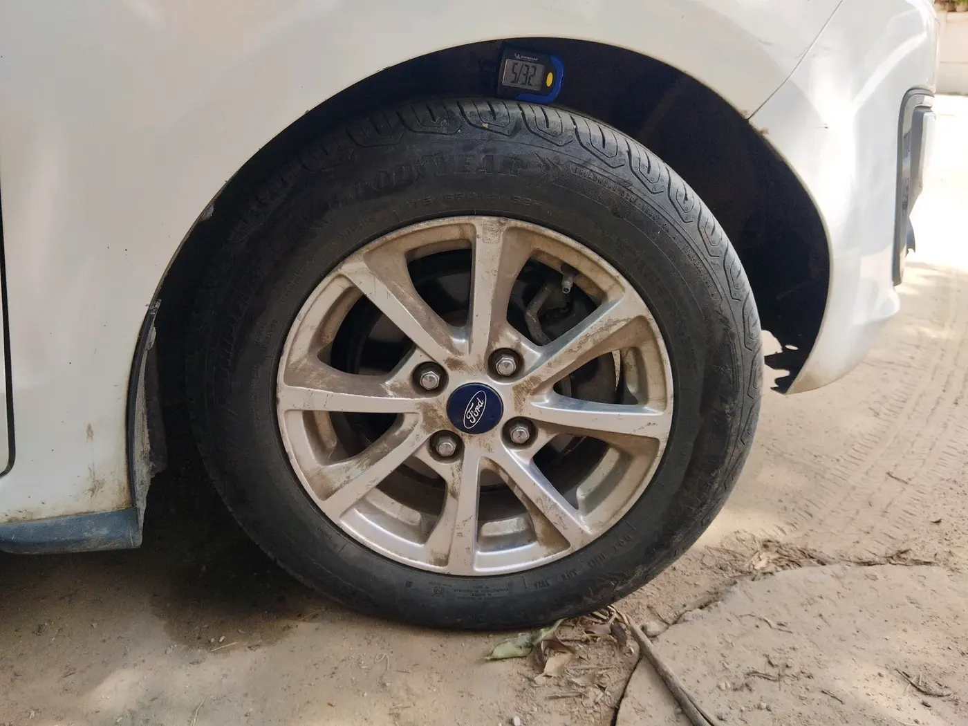 2019 Ford New Figo TITANIUM 1.2 PETROL MT, Petrol, Manual, 1,33,563 km, tyre