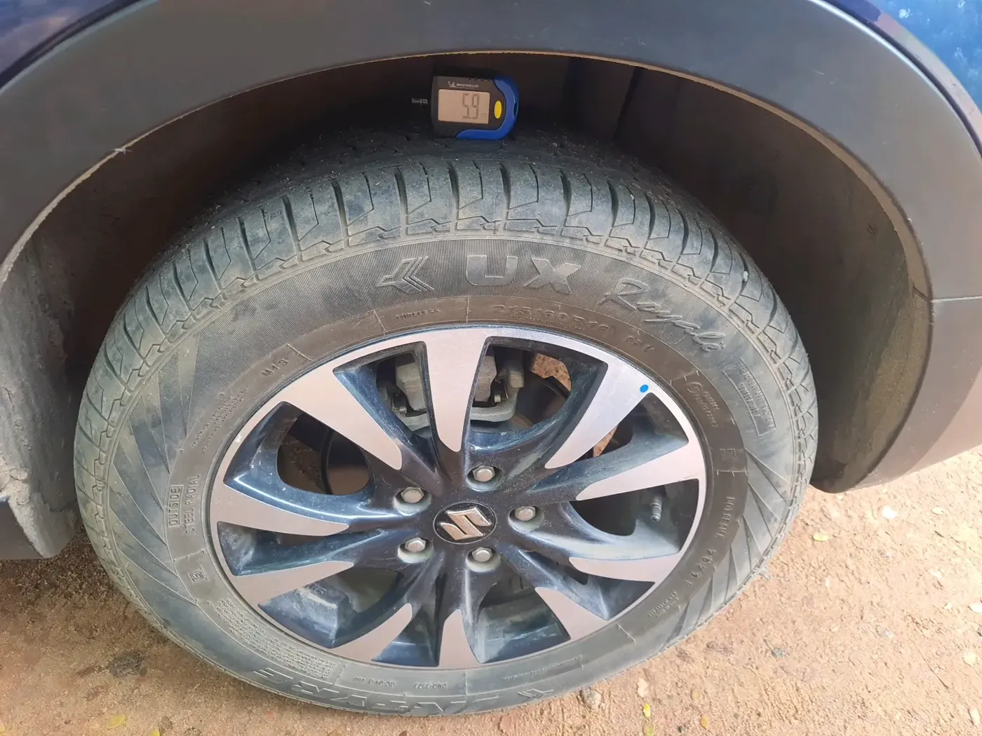 2021 Maruti S Cross ZETA AT 1.5, Petrol, Automatic, 21,500 km, tyre