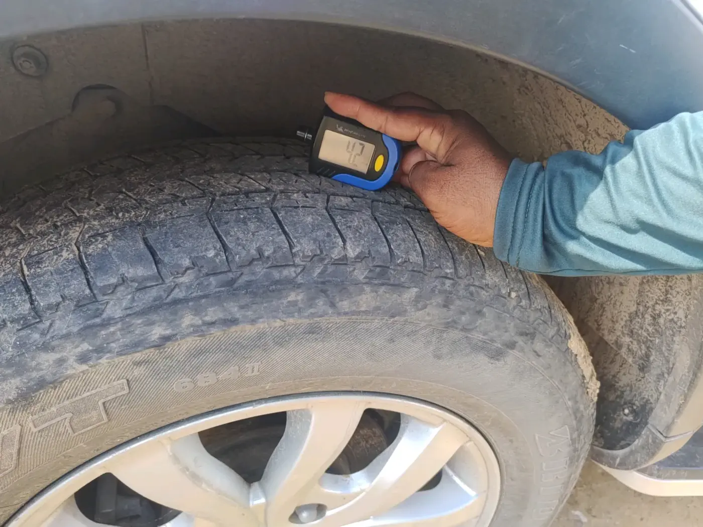 2019 Mahindra XUV500 W9, Diesel, Manual, 44,000 km, tyre