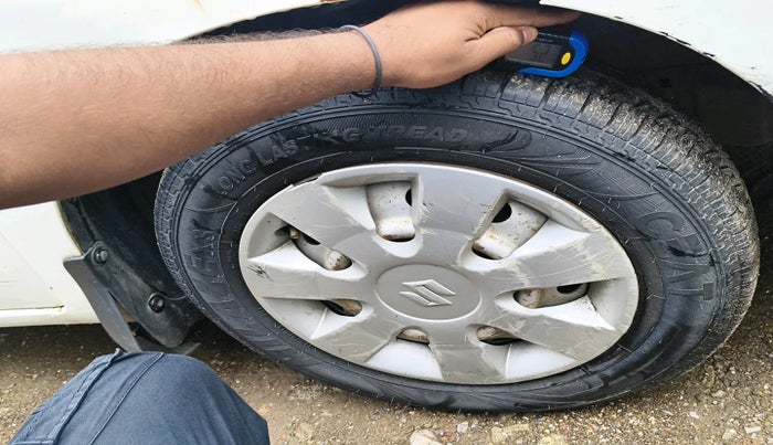 2018 Maruti Wagon R 1.0 LXI CNG, Petrol, Manual, 1,31,560 km, tyre