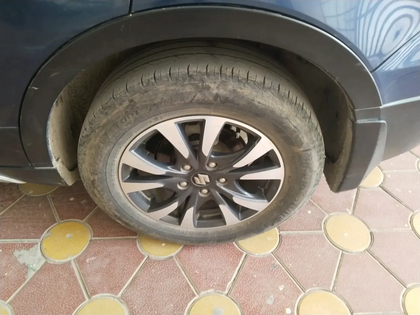 2018 Maruti S Cross ALPHA 1.3, Diesel, Manual, 74,362 km, tyre