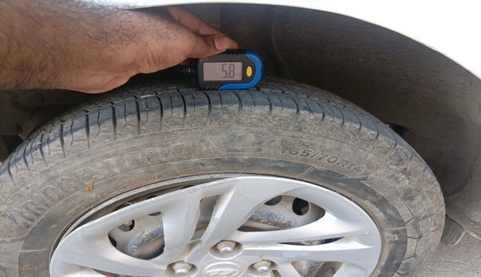 2020 Hyundai AURA S 1.2 CNG, Petrol, Manual, 1,16,183 km, tyre