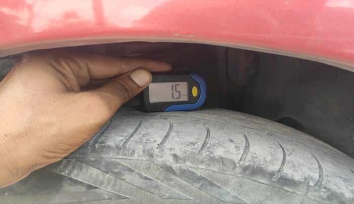 2017 Tata Tiago XZ PETROL, Petrol, Manual, 1,12,062 km, tyre