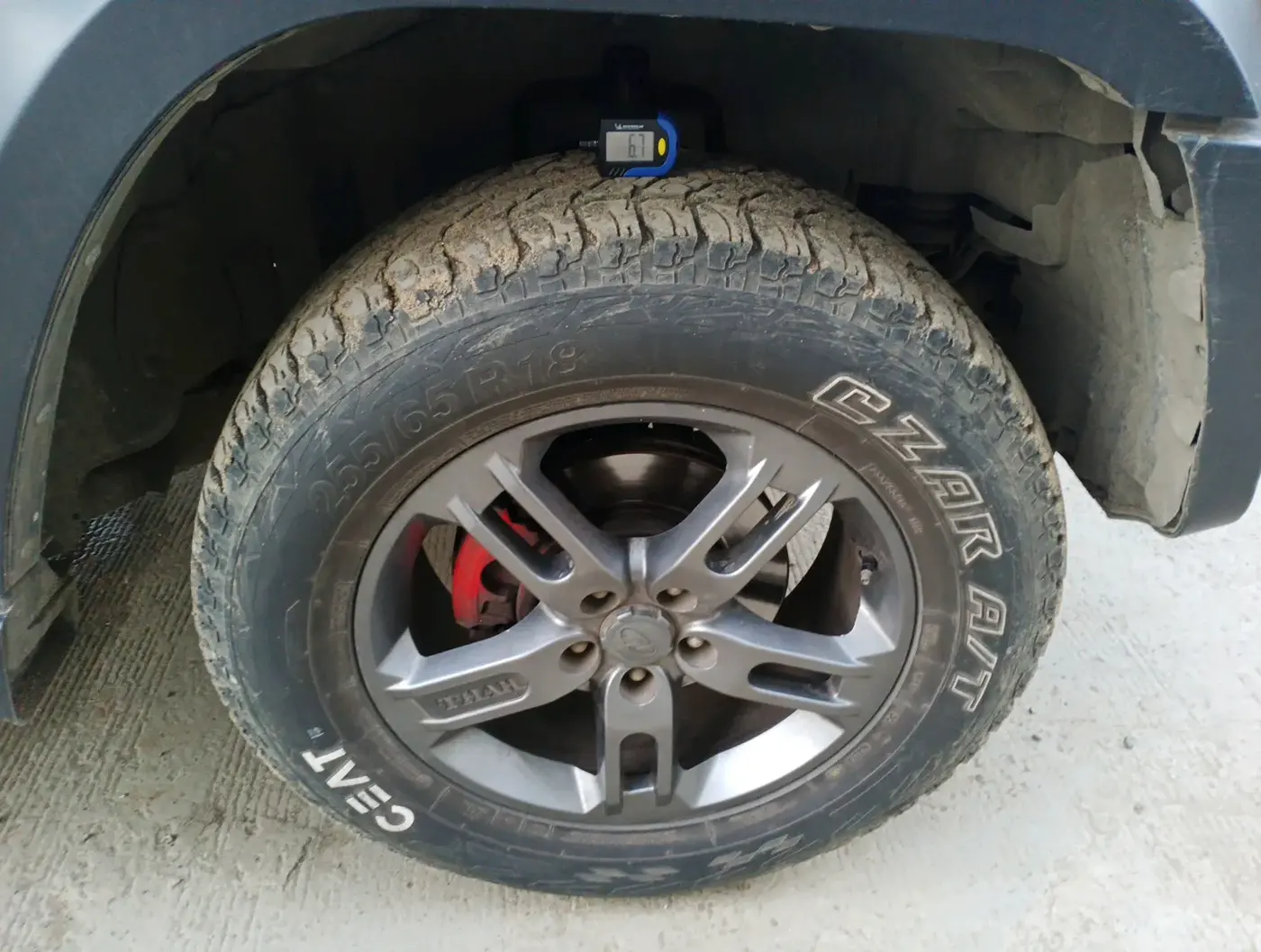 2021 Mahindra Thar LX PETROL HT 4WD AT, Petrol, Automatic, 30,533 km, tyre