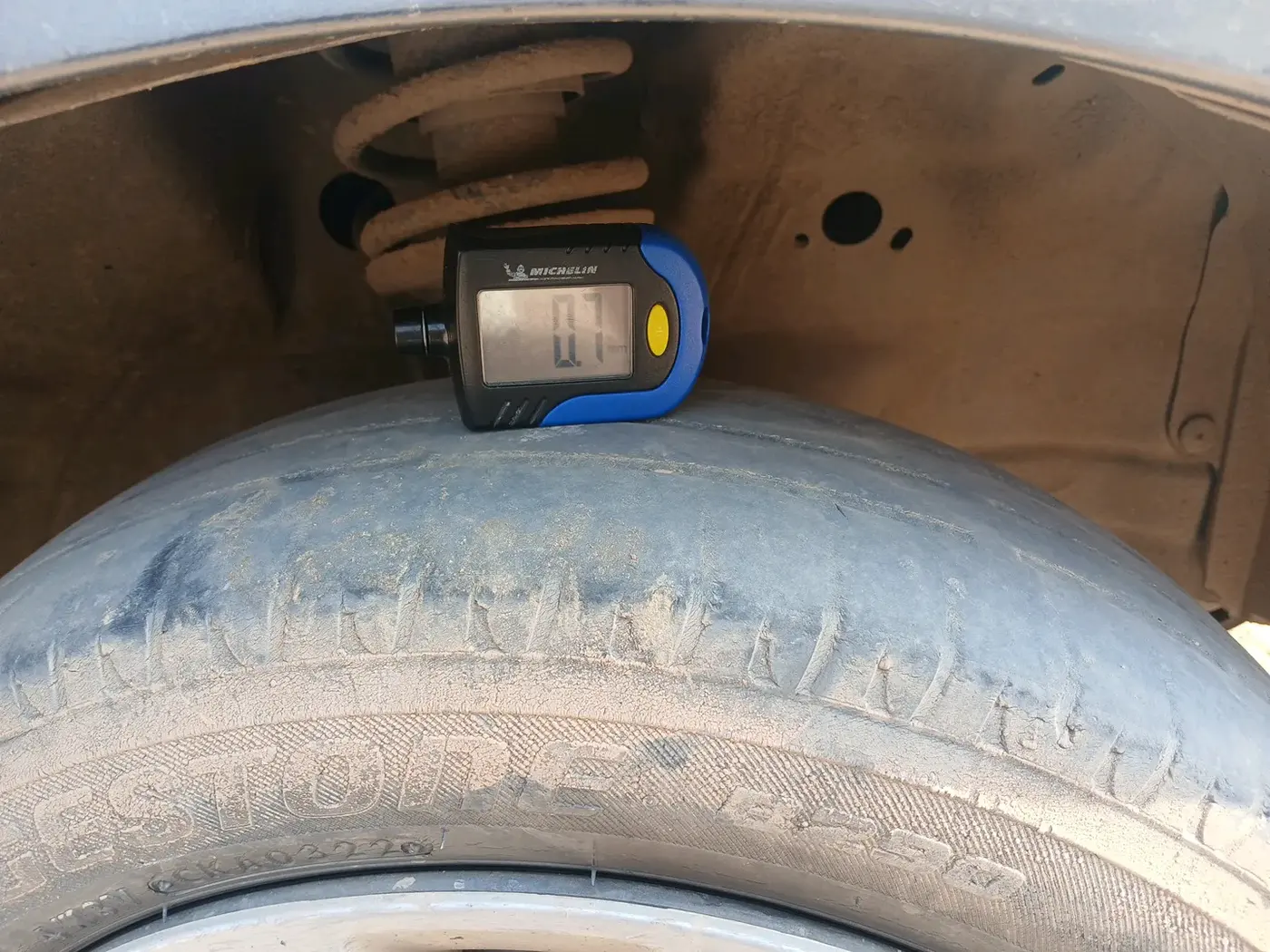 2014 Maruti Wagon R 1.0 VXI, Petrol, Manual, 1,20,000 km, tyre