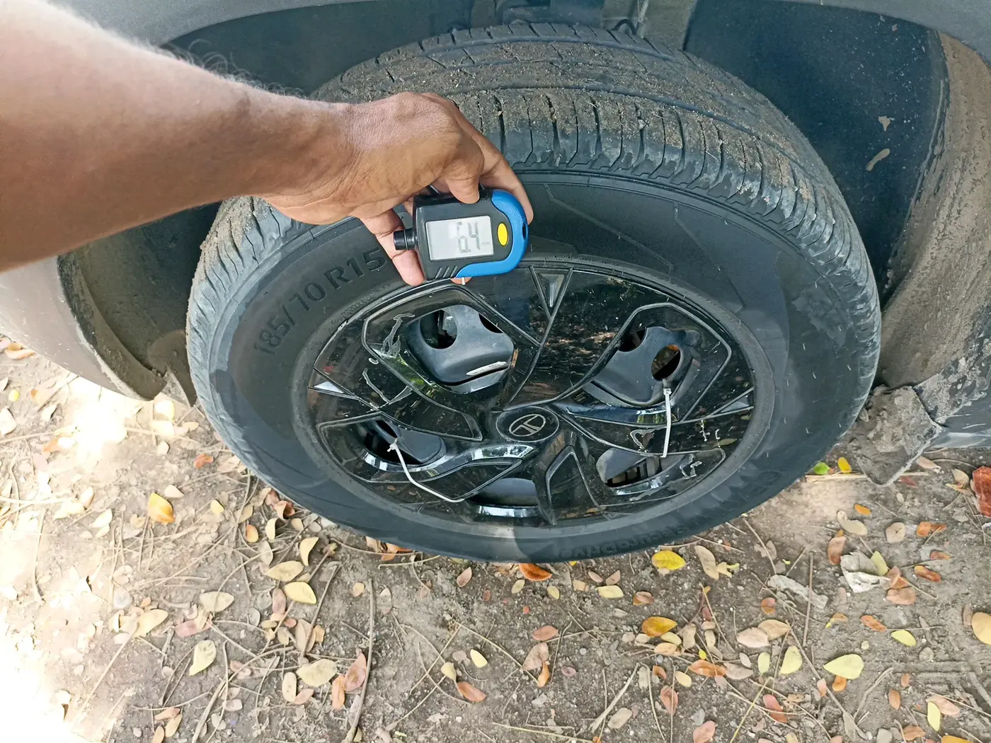 2024 Tata PUNCH ADVENTURE MT, Petrol, Manual, 7,432 km, tyre