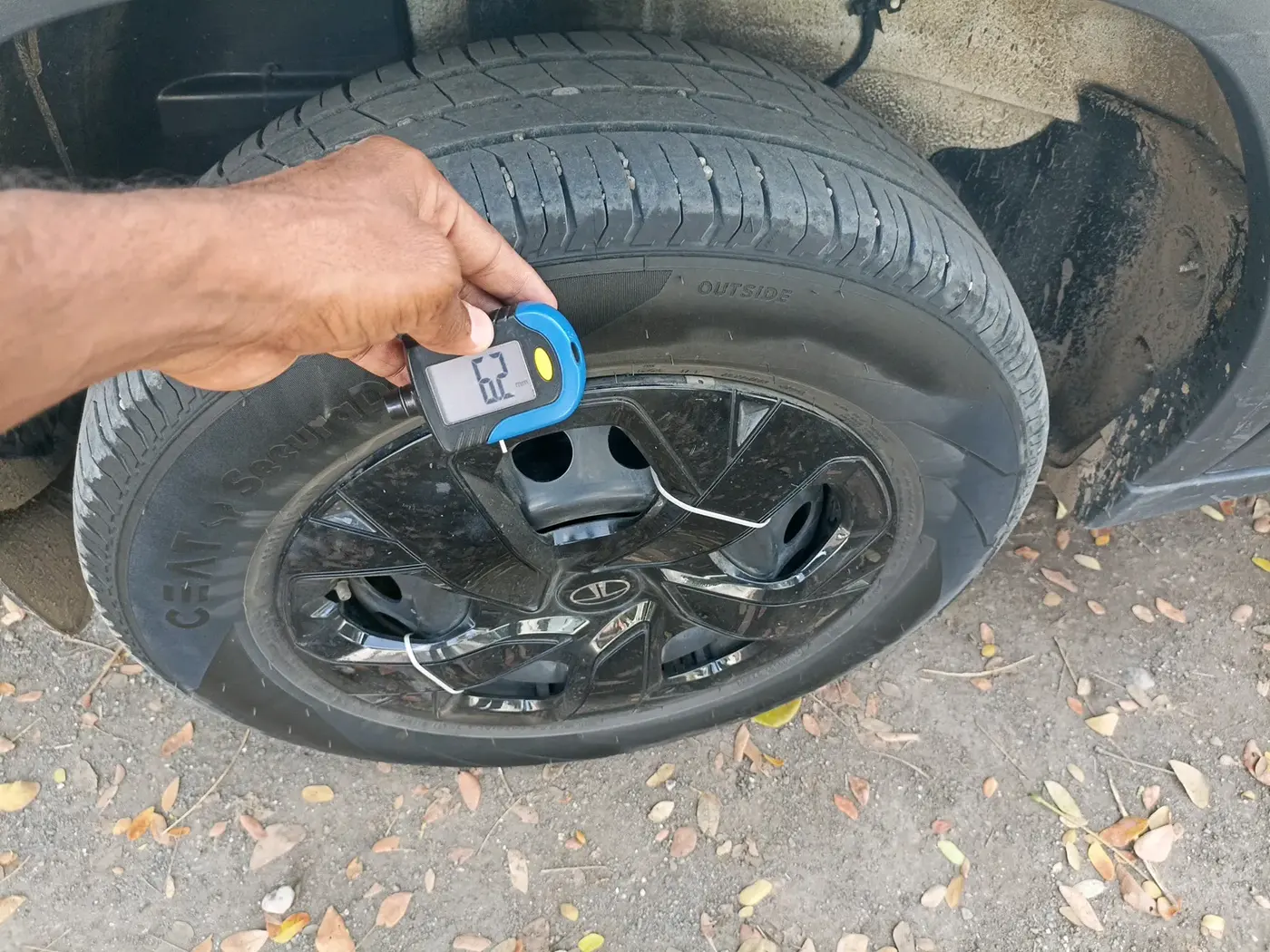 2024 Tata PUNCH ADVENTURE MT, Petrol, Manual, 7,432 km, tyre