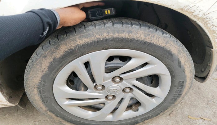 2021 Hyundai AURA S 1.2 CNG, Petrol, Manual, 1,36,510 km, tyre
