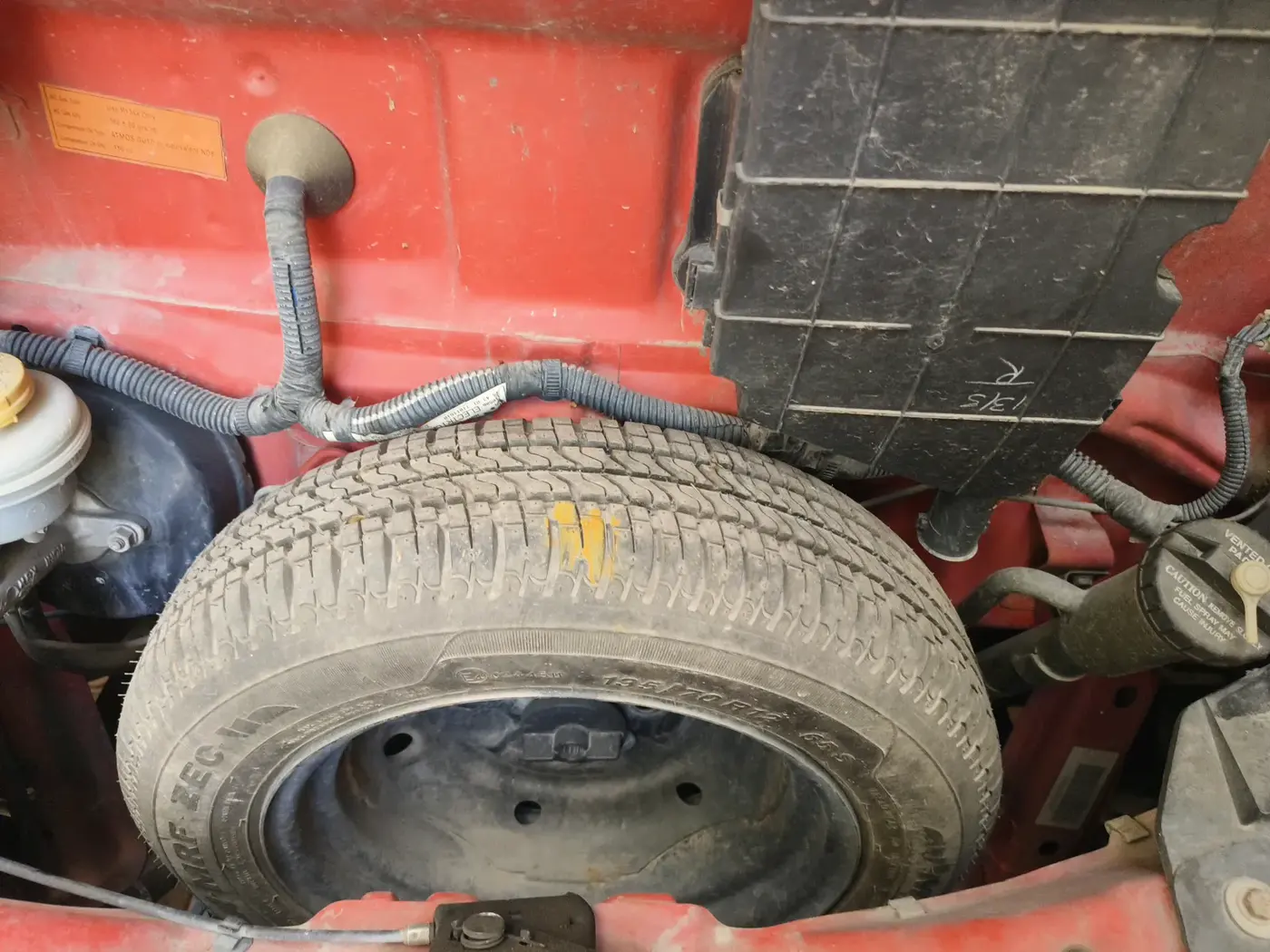 2011 Tata Nano CX, Petrol, Manual, 41,500 km, tyre
