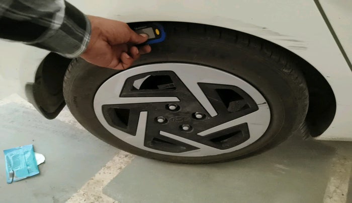 2023 Hyundai GRAND I10 NIOS SPORTZ AMT 1.2 KAPPA VTVT, Petrol, Automatic, 7,142 km, tyre