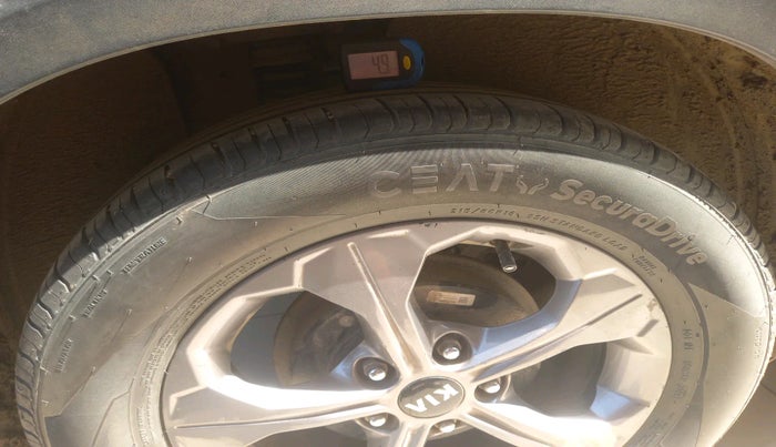 2019 KIA SELTOS HTK PLUS 1.5, Petrol, Manual, 1,63,753 km, tyre