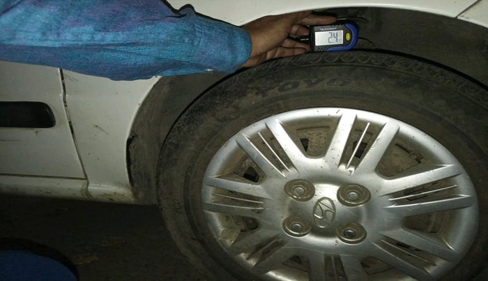 2012 Hyundai Santro Xing GLS AT, Petrol, Automatic, 11,306 km, tyre