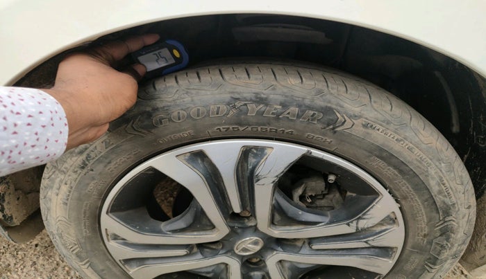 2022 Tata TIGOR XZ PLUS CNG, Petrol, Manual, 33,554 km, tyre