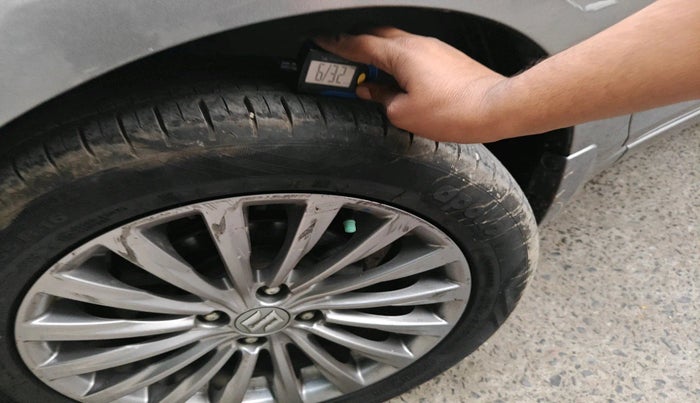 2018 Maruti Ciaz ALPHA 1.4 PETROL, Petrol, Manual, 1,01,573 km, tyre