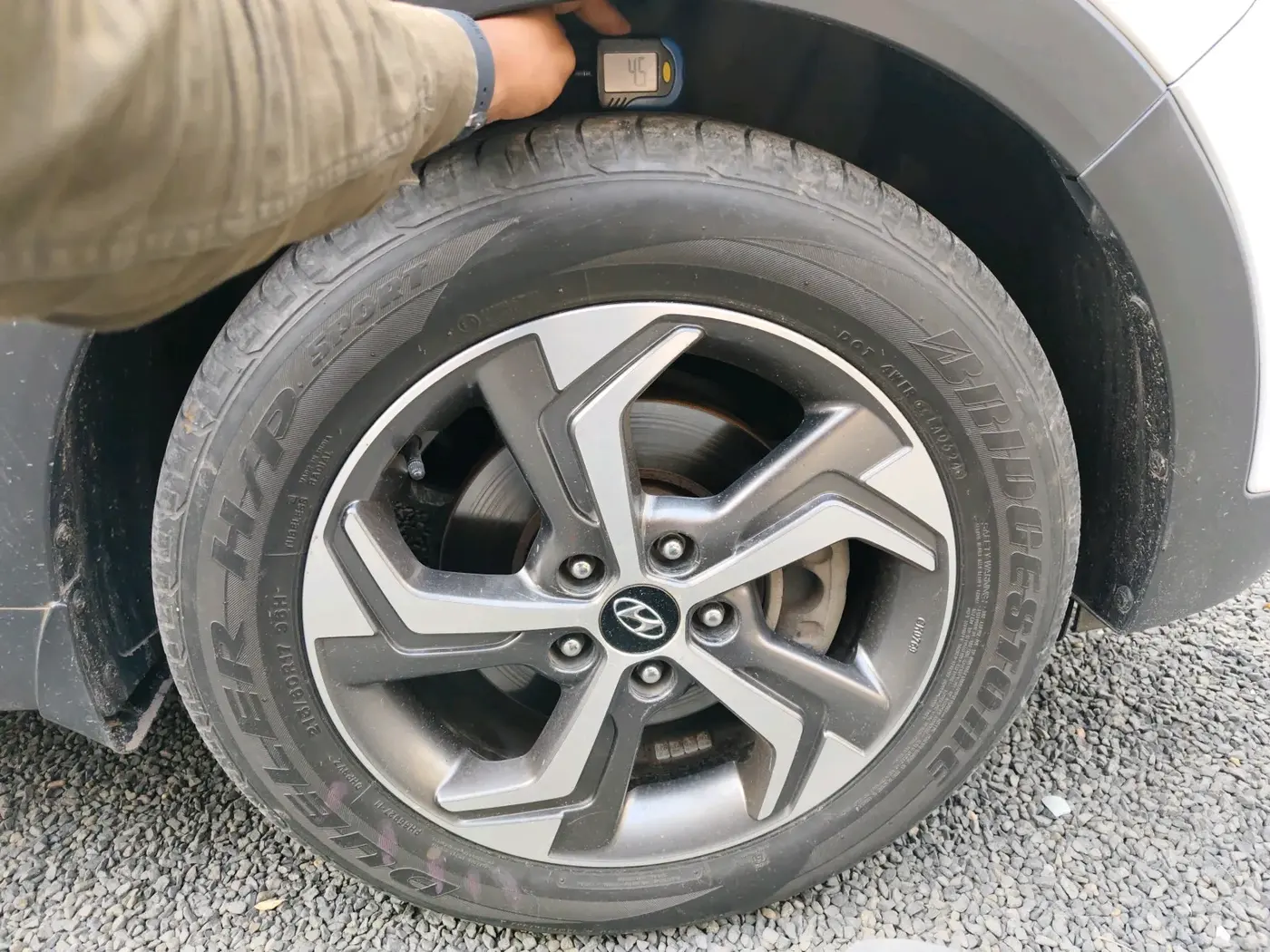 2019 Hyundai Creta SX AT 1.6 DIESEL, Diesel, Automatic, 1,10,707 km, tyre