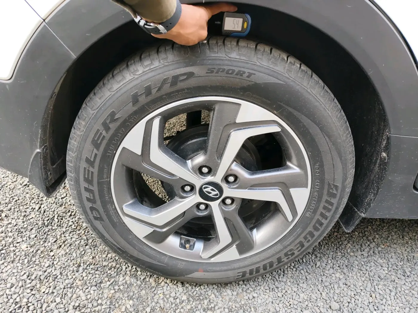 2019 Hyundai Creta SX AT 1.6 DIESEL, Diesel, Automatic, 1,10,707 km, tyre