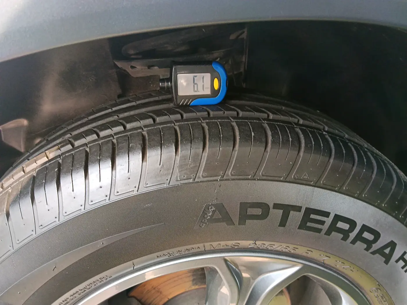 2021 Tata Harrier XT PLUS 2.0L KRYOTEC, Diesel, Manual, 8,480 km, tyre