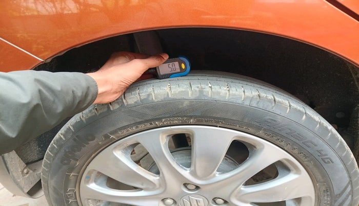 2017 Maruti Baleno ALPHA CVT PETROL 1.2, Petrol, Automatic, 35,406 km, tyre