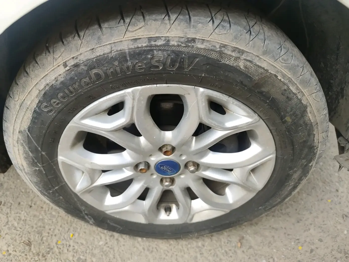 2014 Ford Ecosport TITANIUM 1.5L DIESEL, Diesel, Manual, 91,224 km, tyre