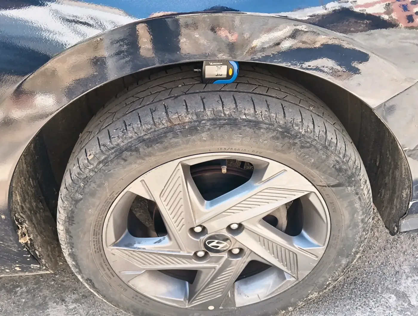 2020 Hyundai Verna SX 1.5 VTVT, Petrol, Manual, 74,500 km, tyre