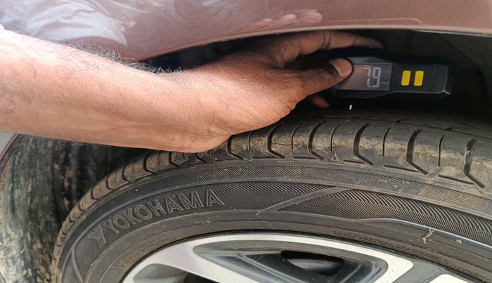 2020 Hyundai AURA SX PLUS 1.2 AMT, Petrol, Automatic, 26,795 km, tyre