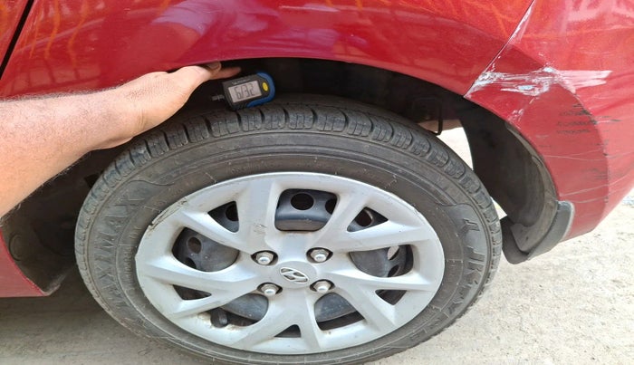 2017 Hyundai Grand i10 SPORTZ (O) 1.2 KAPPA VTVT, Petrol, Manual, 47,327 km, tyre