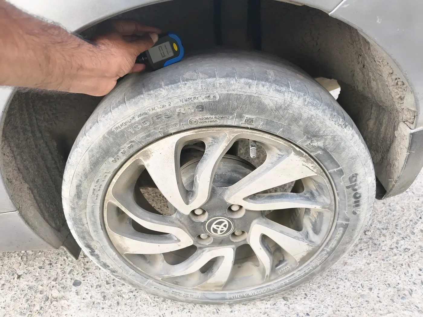 2019 Toyota Glanza G ISG, Petrol, Manual, 62,812 km, tyre