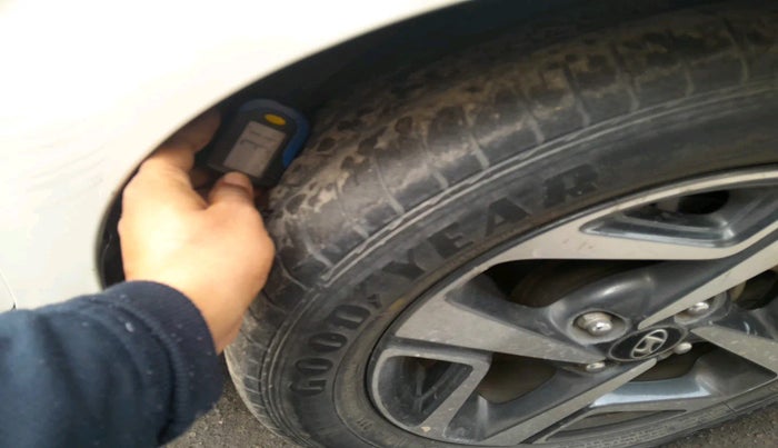 2020 Hyundai AURA SX PLUS 1.2 AMT CRDI, Diesel, Automatic, 65,794 km, tyre