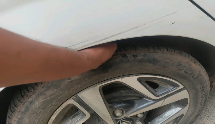 2023 Hyundai AURA SX 1.2 CNG, Petrol, Manual, 87,661 km, tyre