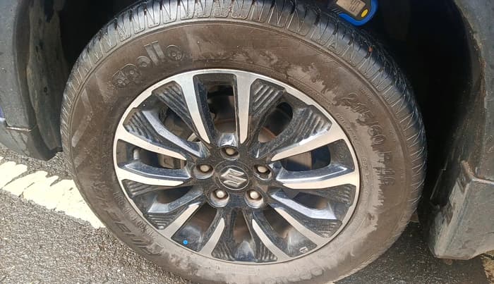2022 Maruti Vitara Brezza ZXI PLUS AT DUAL TONE SHVS, Petrol, Automatic, 12,136 km, tyre