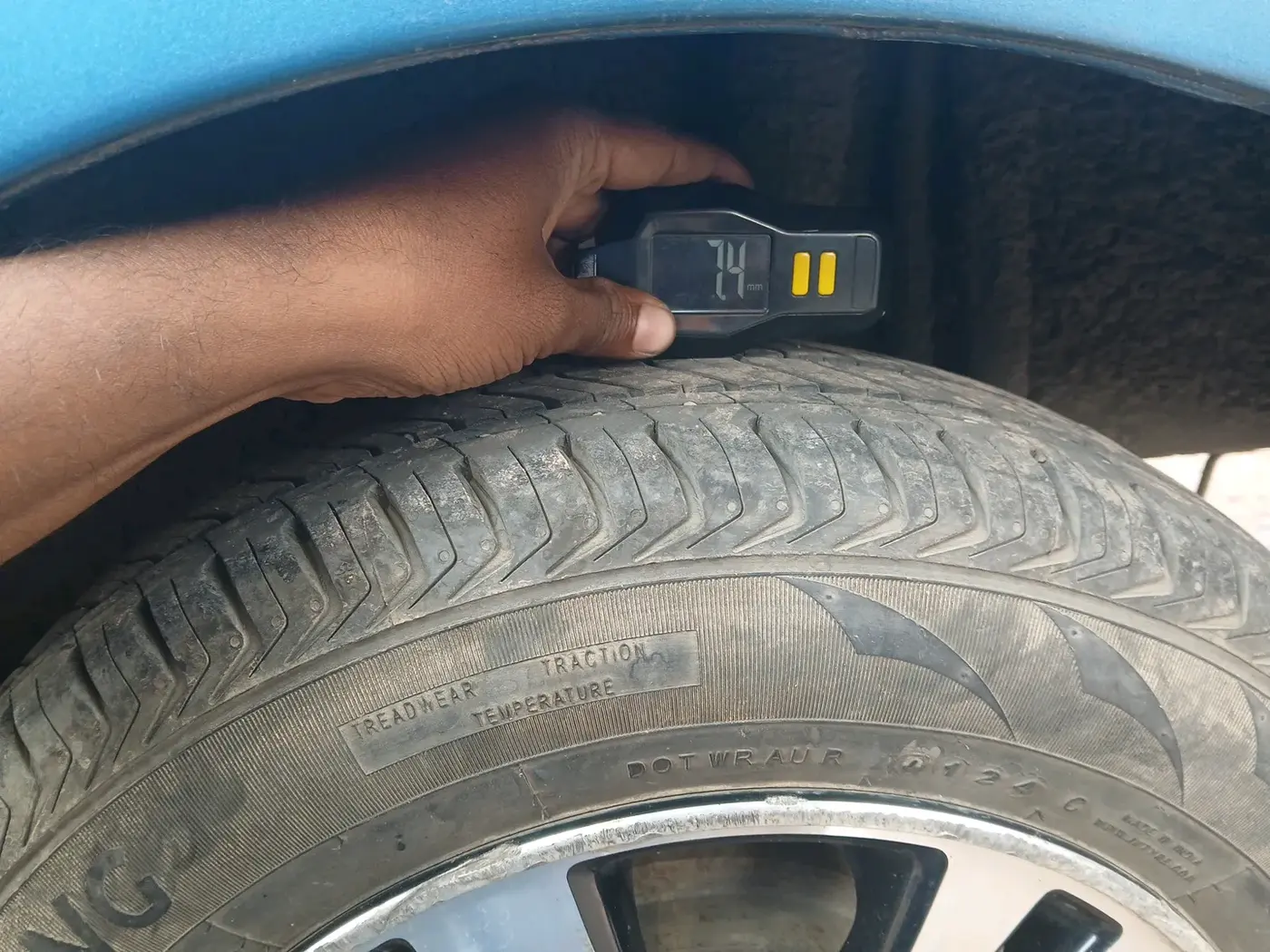 2019 Datsun Go Plus T(O), Petrol, Manual, 91,000 km, tyre