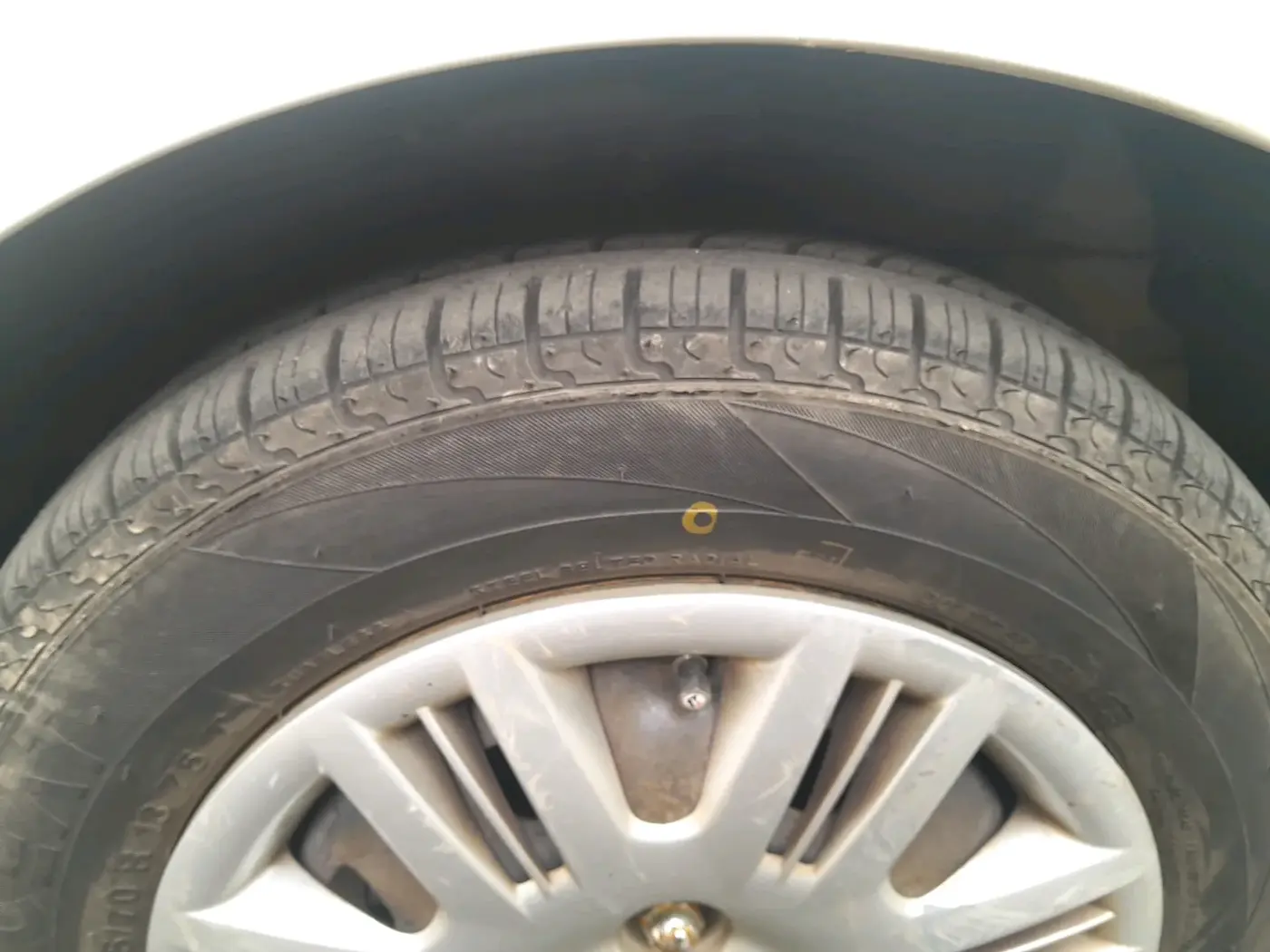 2012 Hyundai Santro Xing GLS, Petrol, Manual, 1,29,775 km, tyre
