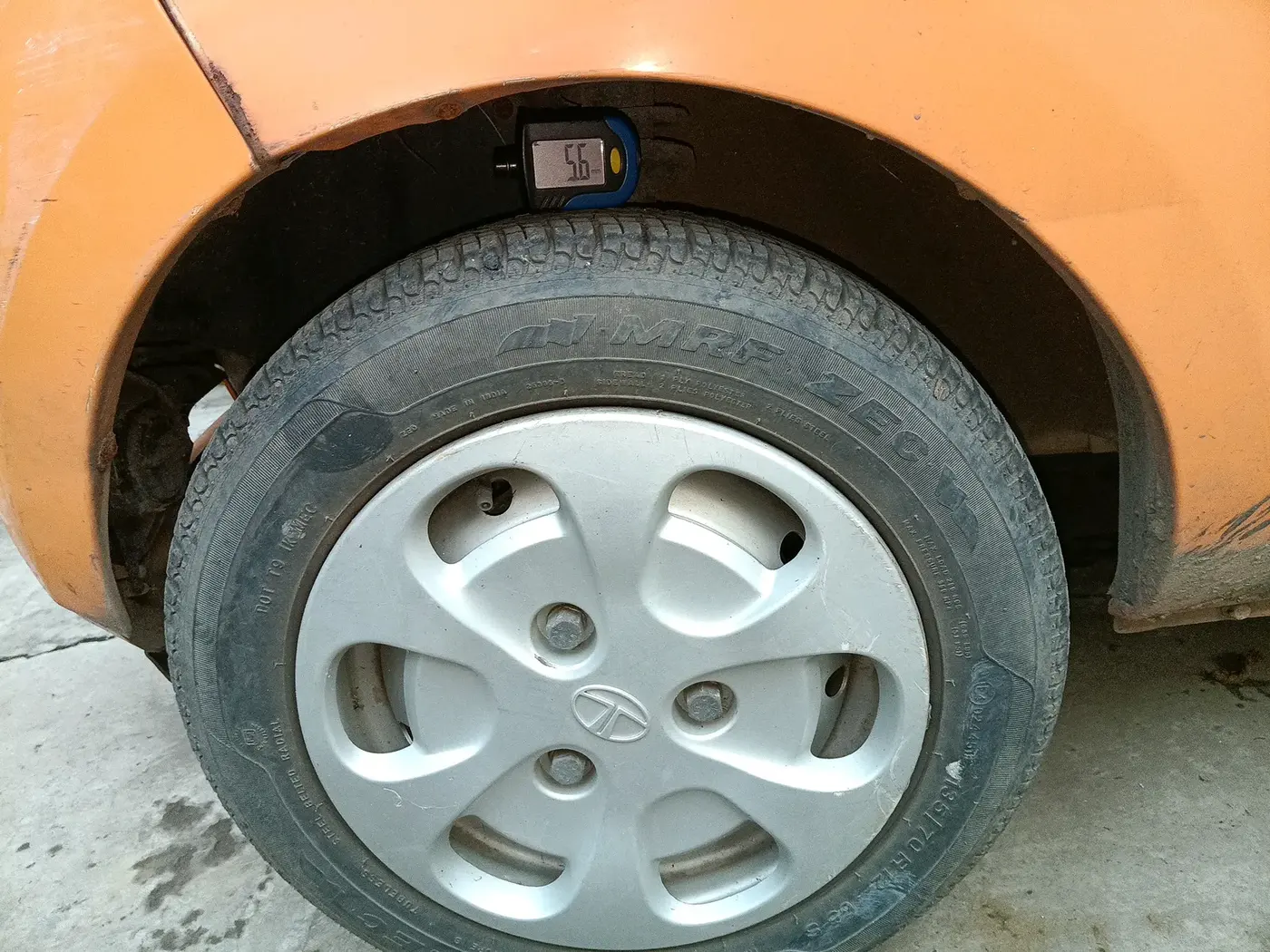 2012 Tata Nano LX, Petrol, Manual, 9,153 km, tyre