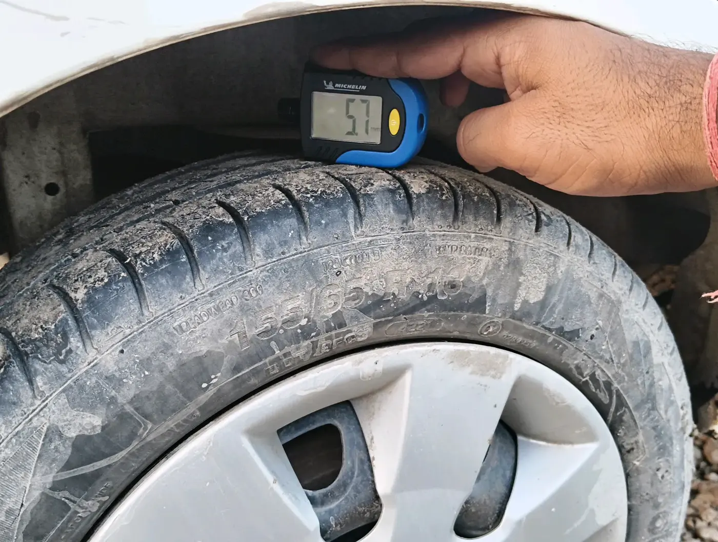 2017 Maruti Alto K10 VXI, Petrol, Manual, 1,11,813 km, tyre