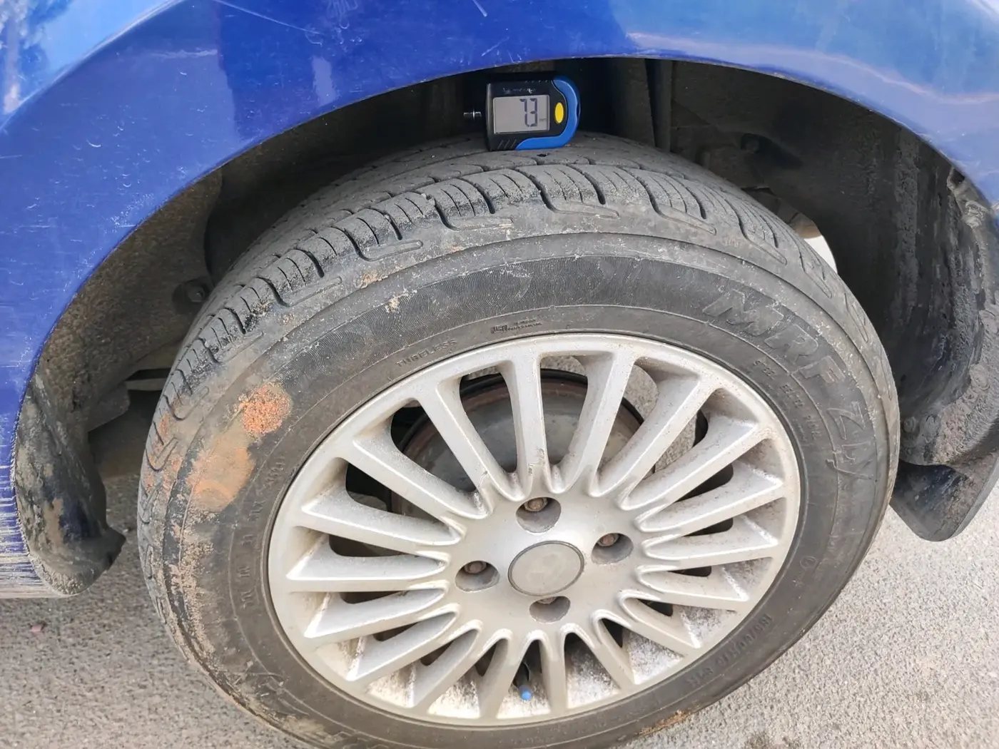 2014 Tata Zest XM PETROL, Petrol, Manual, 1,18,608 km, tyre