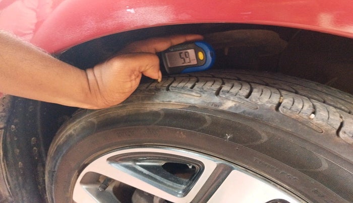 2020 Hyundai AURA SX PLUS 1.2 AMT, Petrol, Automatic, 67,771 km, tyre