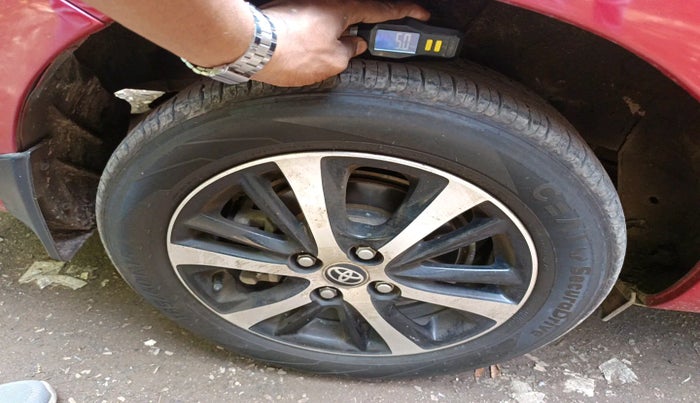 2019 Toyota YARIS V CVT, Petrol, Automatic, 1,14,901 km, tyre