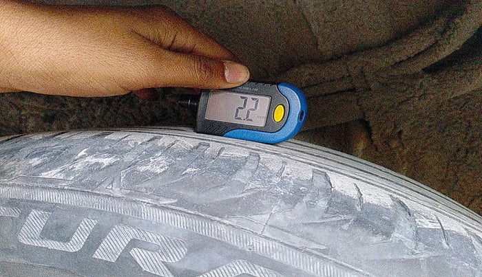 2015 Hyundai Santa Fe 4 WD AT, Diesel, Automatic, 1,59,802 km, tyre