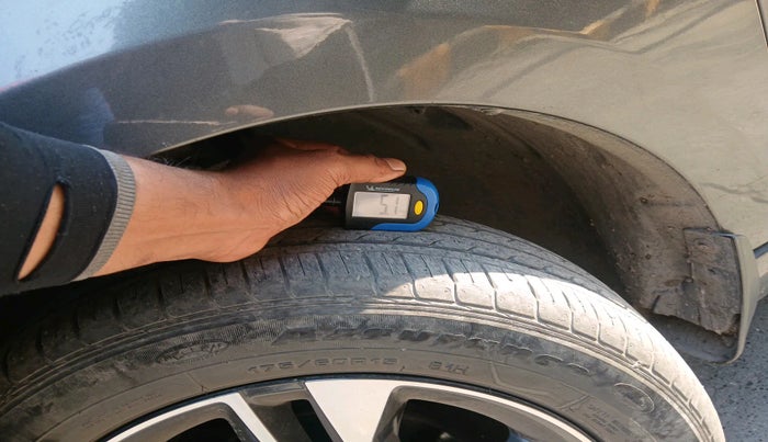 2021 Tata TIGOR XZA PLUS PETROL, Petrol, Automatic, 50,140 km, tyre