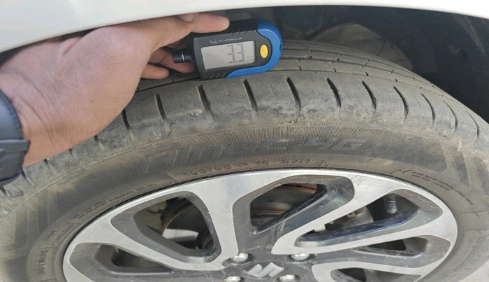 2023 Maruti Baleno ALPHA 1.2 AGS, Petrol, Automatic, 1,00,212 km, tyre