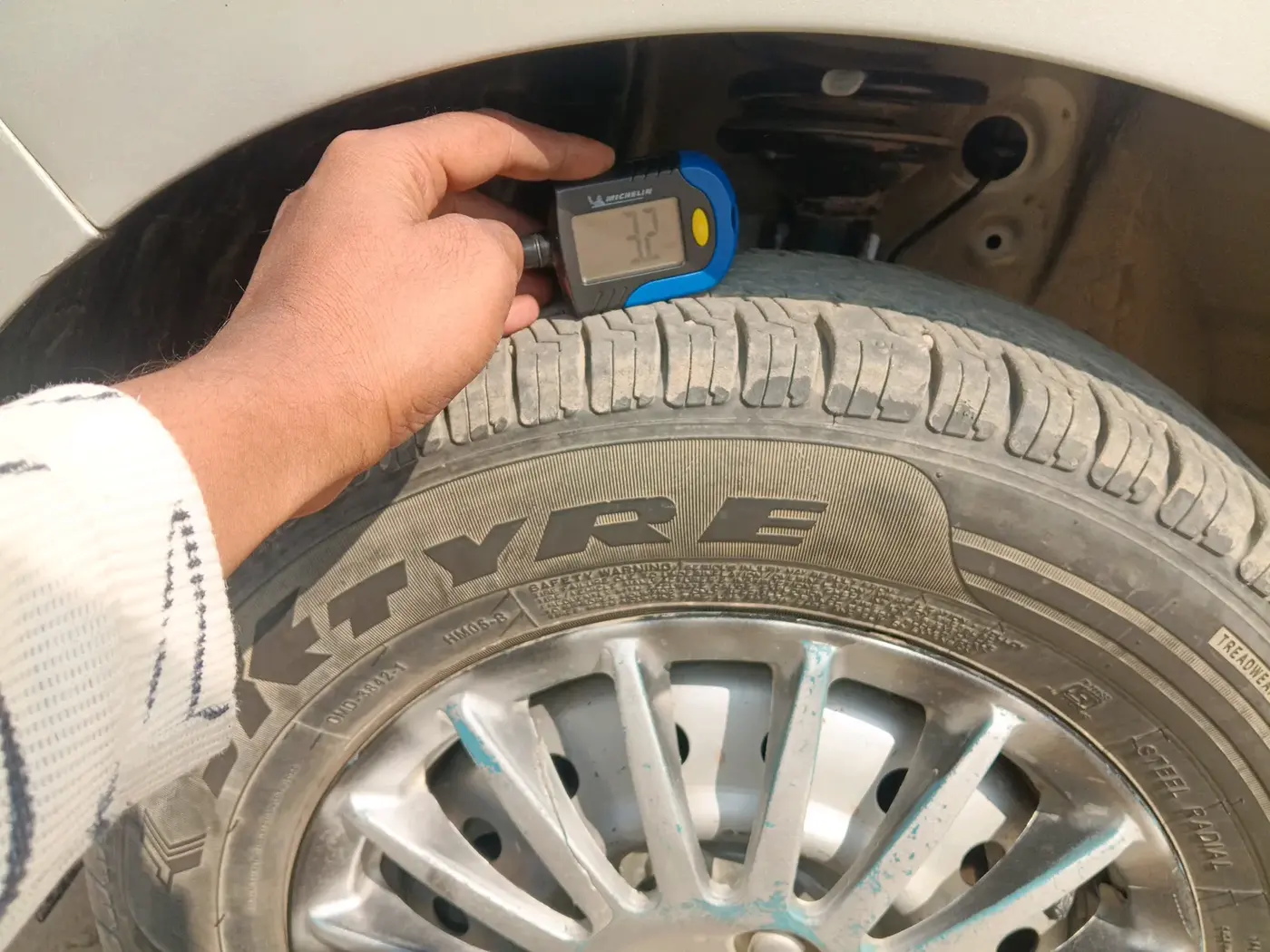 2021 Maruti New Wagon-R LXI CNG 1.0, Petrol, Manual, 1,20,288 km, tyre