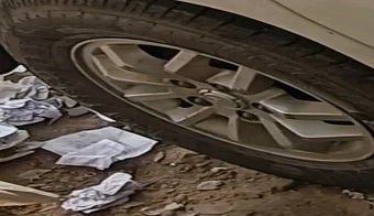 2016 Mahindra TUV300 T8, Diesel, Manual, 83,697 km, tyre