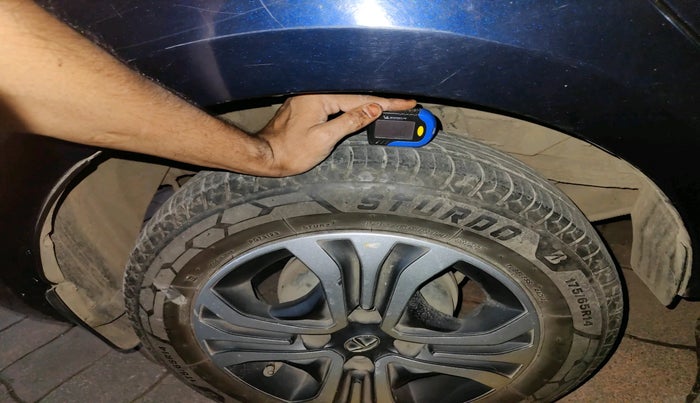 2022 Tata TIGOR XZ PLUS CNG, Petrol, Manual, 1,13,411 km, tyre