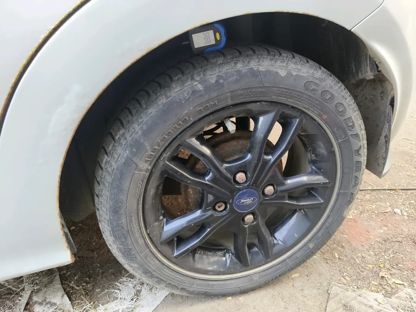 2017 Ford New Figo TITANIUM1.5 DIESEL, Diesel, Manual, 1,23,000 km, tyre