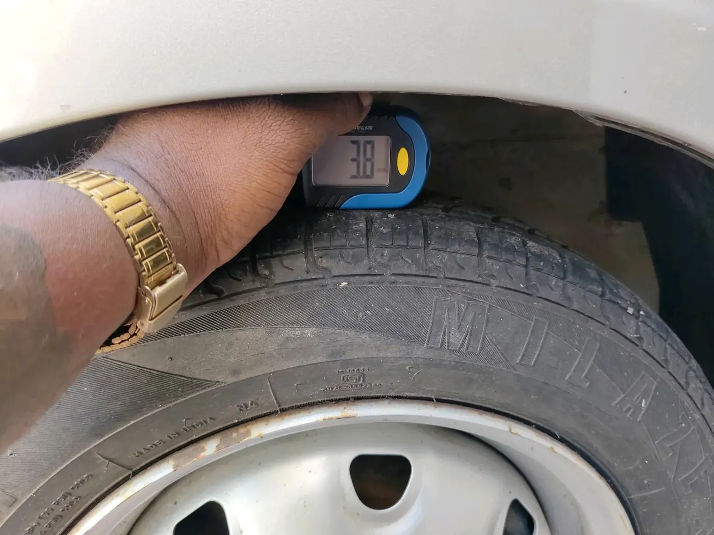 2013 Maruti Alto K10 LXI, Petrol, Manual, 1,45,329 km, tyre