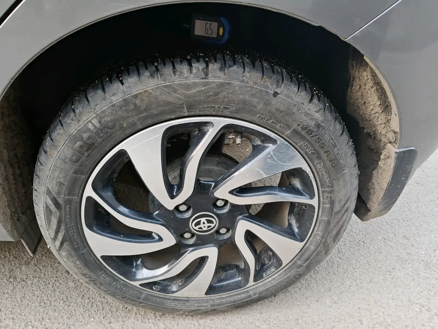 2019 Toyota Glanza G, Petrol, Manual, 77,418 km, tyre