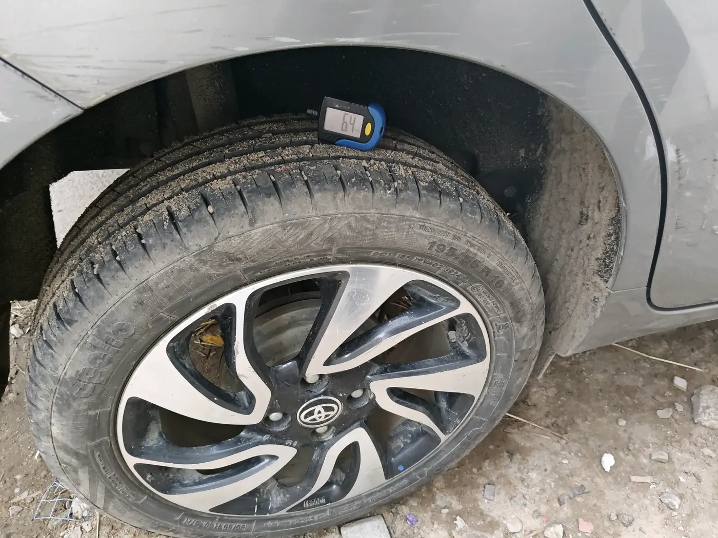 2019 Toyota Glanza G, Petrol, Manual, 77,418 km, tyre