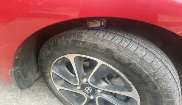 2018 Hyundai Grand i10 SPORTZ (O) AT 1.2 KAPPA VTVT, Petrol, Automatic, 46,933 km, tyre